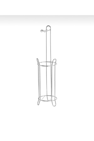 1 Edelstahl-Chrom-WC-Papierhalter, Toilettenpapierhalter mit Ersatzkammer, Beige-Chrom - Genel Markalar