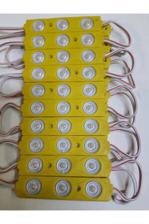 10 Adet 1.5 Watt Amber Modül Led 2835 Mercekli - Garra