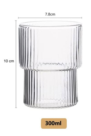 ( 10 Adet ) Akrilik Origami Stilli Meşrubat Bardağı | Soğuk Içecek Sunum Dekoratif Bardak 300 ml ARS-ORG-10 - 5