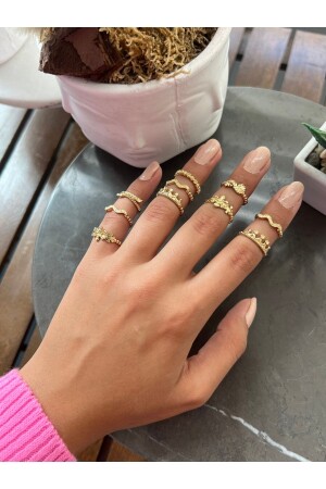 10 Gelenkringe (Abbildungen variieren, kommen jedes Mal anders) - Jackferrero