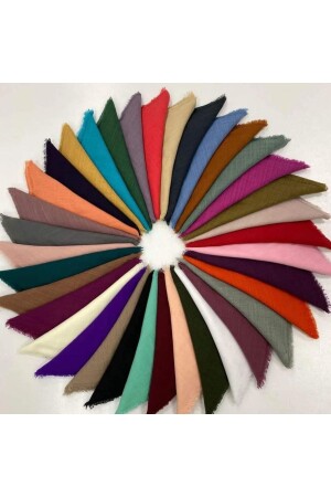 10 STÜCK GESCHENKSCHAL AUS GEFLAMMTER BAUMWOLLE, GEMISCHTE FARBEN - Bursa Yemenisi