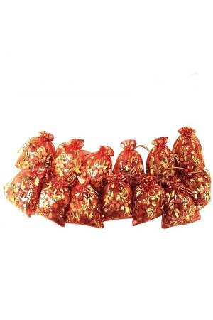 100 Adet Kına Ve Çerez Kesesi Kırmızı Küçük Boy (9x12 Cm) - Bilgiçler