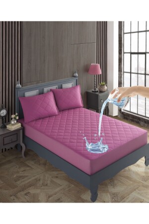 100 % Baumwolle, gesteppt, flüssigkeitsdicht, farbenfroher Matratzenschoner, Matratzenschoner, Matratzenlaken - Sevilya