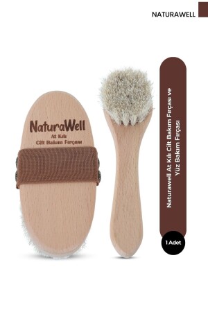 %100 Doğal At Kılı Selülit Fırçası - %100 Doğal At Kılı Yüz Fırçası - Naturawell