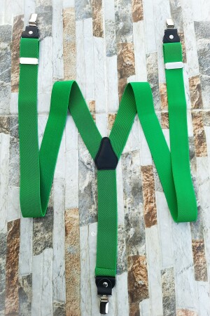 100 % Leder, grüner Unisex-Hosenriemen ZKTNASKS31 - ZEKTON