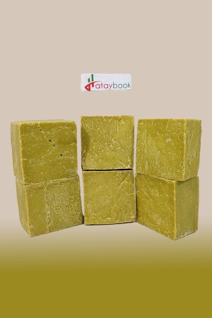 100 % natürliche reine Siirt-Bıttım-Seife, 1 kg, echt, 6 Stück, handgefertigt. 1. Qualität BTTM100PCS6 - Hataybook