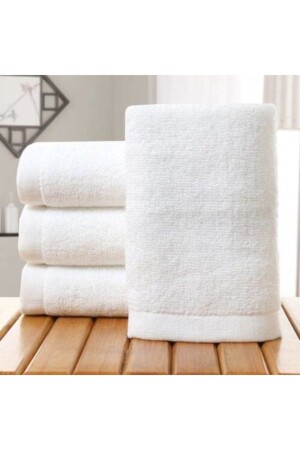 %100 Pamuk Ekstra Yumuşak Beyaz 4 Adet Spor Kuaför 50x90 El Yüz Havlusu 4*lü-ANTRASİT - AYHANHOME