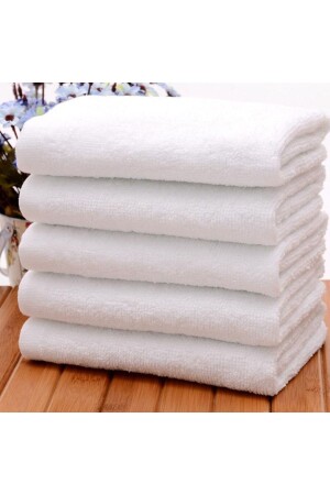 %100 Pamuk Ekstra Yumuşak Beyaz 6 Adet Spor & Kuaför 50x90 El Yüz Havlu Seti 6lı*ANTRASİT - AYHANHOME