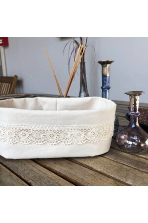 %100 Pamuklu Havlu Sepeti- Çok Amaçlı Saklama Organizer Kutu Pamuklu Sepet - Dost