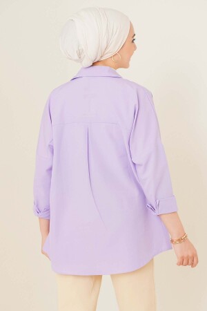 103901 Übergroßes Basic-Hijab-Hemd – Flieder 103901BGD19 - 3