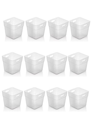 12 Li Buzdolabı Içi Mini Düzenleyici Kutu Organizer - Buzdolabı Kapak Düzenleyici (clz) 85319 - 3