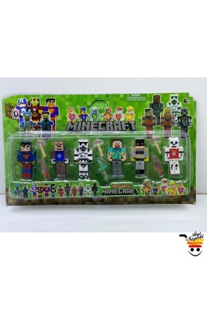 12 Teile mit 4 Avengers-Figuren i0041 - Minecraft