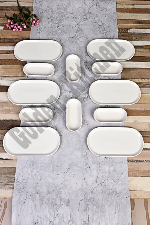 12-teiliges Frühstückspräsentationsset gldnktchn51 - GoldenKitchen