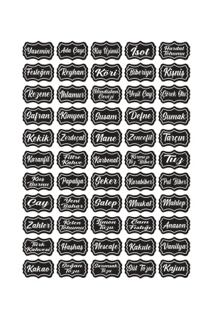 12li Kapağı Kendinden Kaşıklı 300ml Etiket Hediyeli Mika Baharatlık Seti Akrilik Baharatlık Seti ylkşk1 - 4