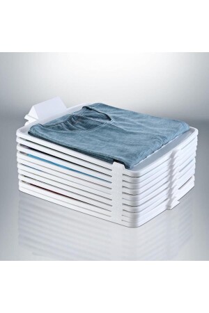 12'li Tişört Düzenleyici Gömlek T-shirt Elbise Organizer 00118 - devigo