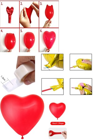 14 Şubat Sevgililer Günü Romantik Oda Mekan Süsleme Özel Gün Yıldönümü Gül Kalp Balon Mum Süpriz Set 300120231450 - 4