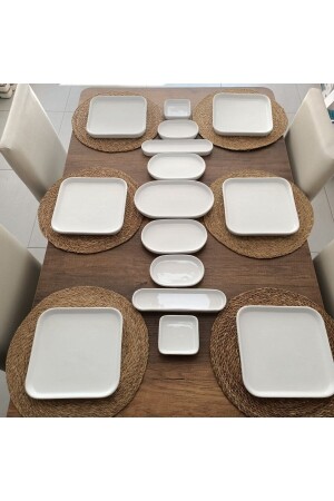 15 Parça Plato Serisi Kahvaltı Takımı & Yemek Takımı MEK28203460 - MEKHOME