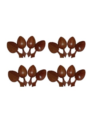 16 Adet Tahta Oyun Kaşığı Gösteri Ve Oyun Kaşığı Kısa Ahşap Kaşık - Happyland