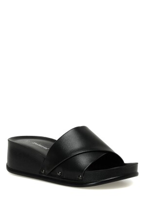 162823.z3fx Siyah Kadın Ev Terliği - Polaris