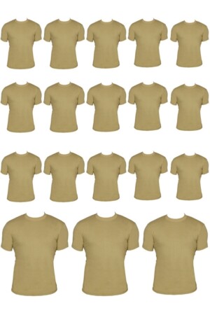 18 Stück Khaki Farbe Paid Recruit Soldier Set Baumwoll-Unterhemd 18lıfnl120 - 1