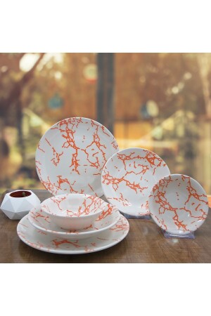 18-teiliges Tafelservice aus Marmor 8681349098754 - Arna Porselen