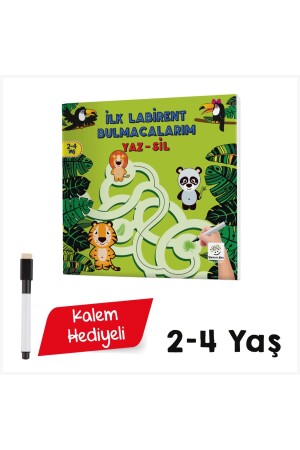 2-4 Yaş Mucit Karınca Yaz-sil Serisi - Ilk Labirent Bulmacalarım - Yükselen Zeka Yayınları