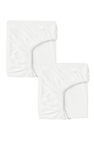 2 Adet Pamuklu Ve Lastikli Penye Bebek Çarşaf 20Y2604587700120 - COTENCONCEPT
