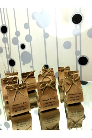 20 Adet Süslemeli mini bubble Mum- Nikah Şekeri- Doğum- Sünnet- Düğün Nişan Söz- Kına- Doğum Günü - Kair Home