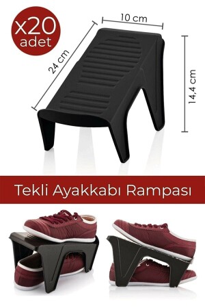 20 Adet Tekli Ayakkabı Düzenleyici Rampa BAYEV-AYAKKABIRMPS20Lİ - 2