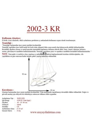 2002-3 Krom Led Avize 2002-3 KR - 4
