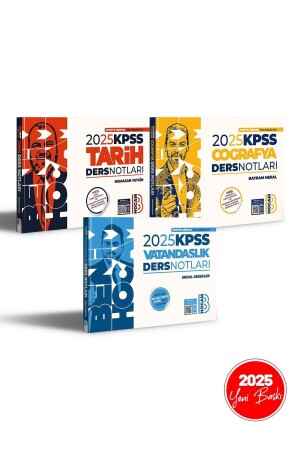 2025 Güncel Baskı Kpss Genel Kültür Ders Notları Seti - Benim Hocam Yayınları