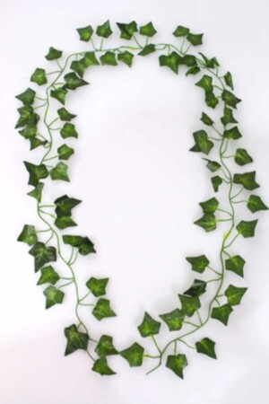 230 Cm Dekoratif Yeşil Yapraklı Yapay Sarmaşık Yılbaşı Süsü Ledsiz - Genel Markalar