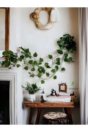 230 Cm Large Yaprak Yapay Hedera Helix Sarmaşık - Birçok Hediye
