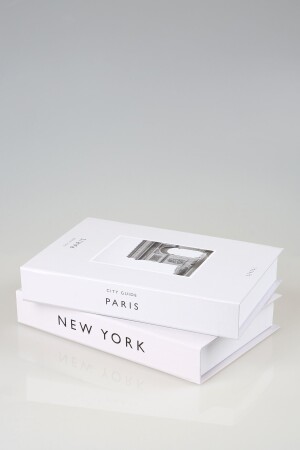 2er-Pack dekorative Bücherbox „New York/Paris“ iray03 - 2