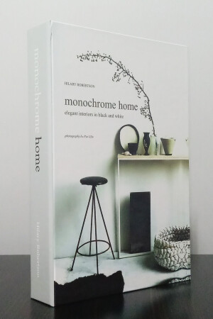 2'li Dekoratif Kitap Görünümlü Kutu Monochrome Home & Cereal Beyaz Temalı bay2li2277 - 2