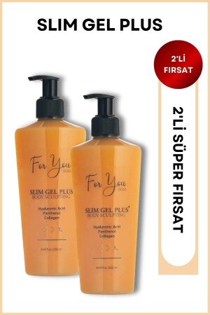 2'Lİ FIRSAT SLIM JEL PLUS -sıkılaştırıcı-–çatlak Karşıtı Ve Selülit Kremi - For You Gold