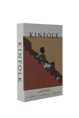 2'li Kinflok Perde & Merdiven Dekoratif Kitap Kutu iray03 - 3