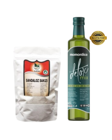 2'li Set Bakbunatural Sandaloz Sakızı&Momordica DetoxMix - 250 ml - Bakbunatural