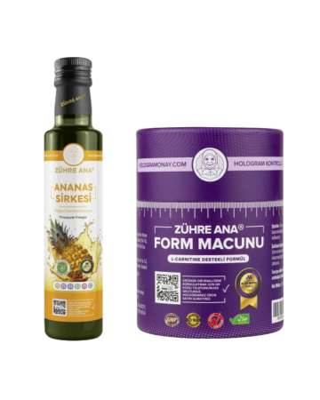 2'li Set Zühre Ana Ananas Sirkesi&Zühre Ana L-carnitine Destekli Form Macunu - Zühre Ana
