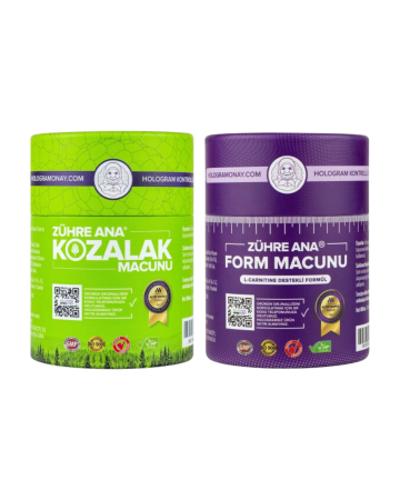 2'li Set Zühre Ana Kozalak Macunu - Çam Kozalağı Macunu&Zühre Ana L-carnitine Destekli Form Macunu - Zühre Ana