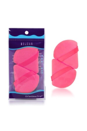 2'li Üçgen Makyaj Süngeri Kırmızı - Mujgan