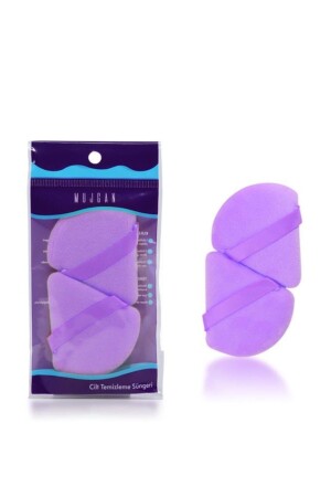 2'li Üçgen Makyaj Süngeri Mor - Mujgan