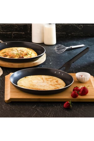 30 cm professionelle Crêpes-Pfanne – Horeca Antihaft-Crêpes- und Omelettpfanne 30 cm - Evren
