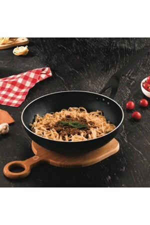 30 Cm Profesyonel Wok Tava- Horeca Non-Stick Wok Tava 30 cm - Evren