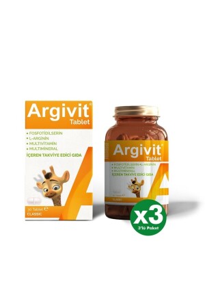 30 Tablet 3 Adet ARGVTTBLT3 - Argivit