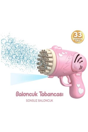 33 Kanal Işıklı Pilli Baloncuk Makinesi Köpük Tabancası Bubble Gun - Genel Markalar