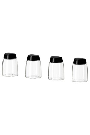 365+ Ihardig Gewürzglas, Glas-schwarz, 15 Cl KRNC-50 - IKEA
