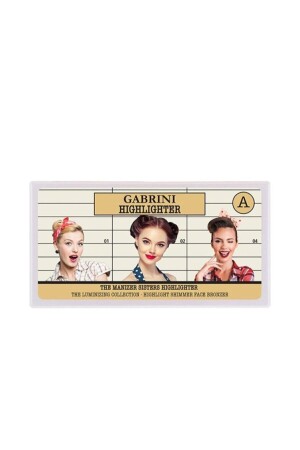 3er-Pack Highlighter-Palette – Highlighter B - Gabrini