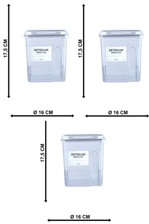 3'lü Antrasit Bulaşık Makine Tableti Ve Deterjan Renkliler - Beyazlar Kavanozu/kutusu 3LüAnt2Lt - 2