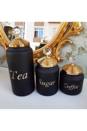 3'lü Cam Baharatlık Kavanoz Seti dop6909670igo - APARTAMENTO